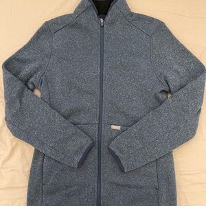 Figs Space Gray On Shift Sweater Knit Jacket